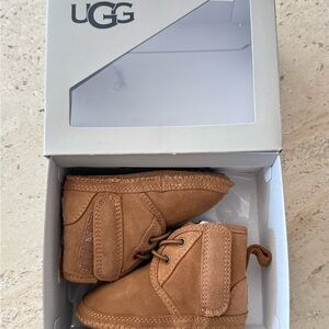 UGG Baby Brown Suede Booties (Small)